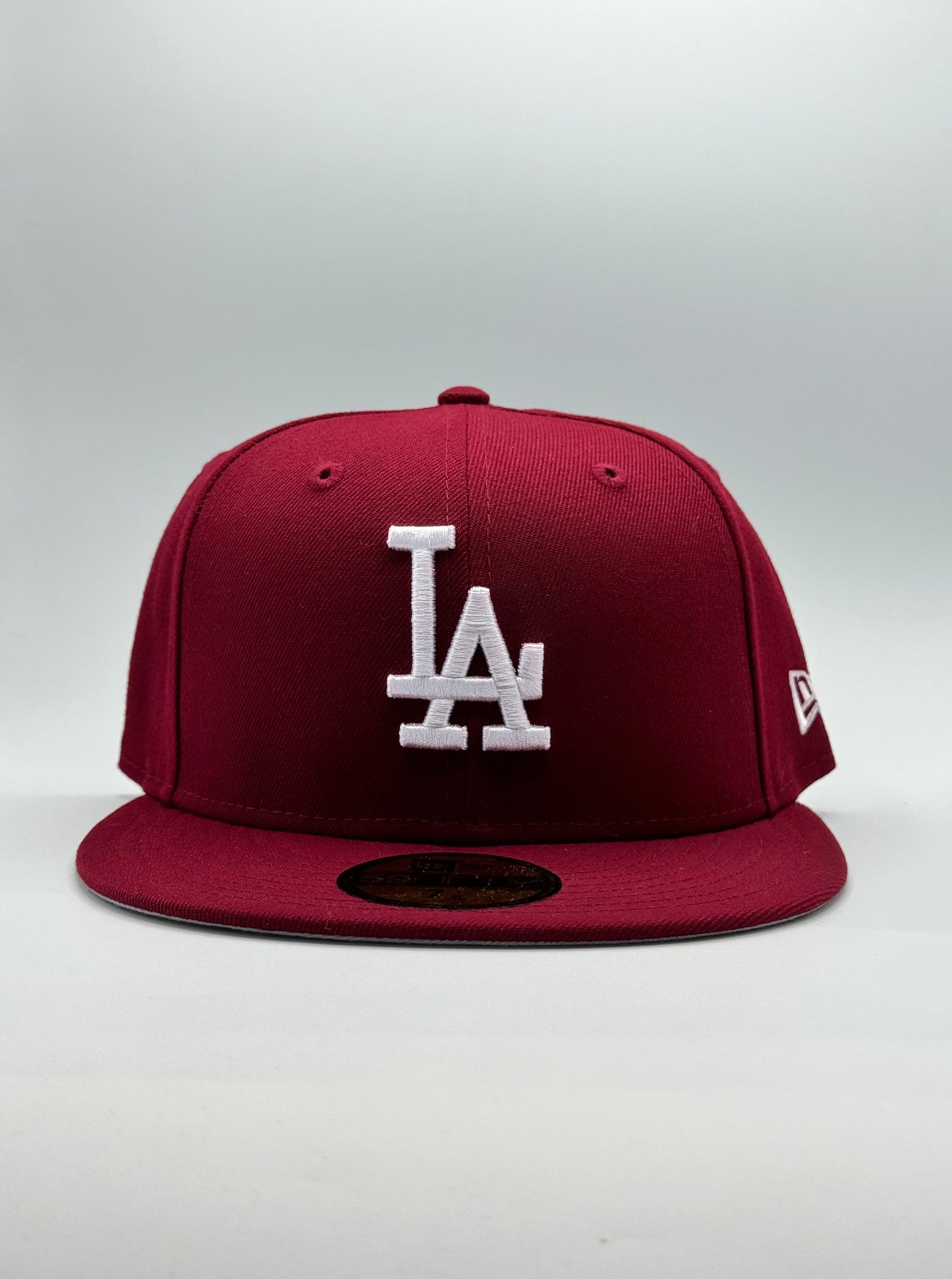 Los Angeles Dodgers Cardinal New Era White Logo