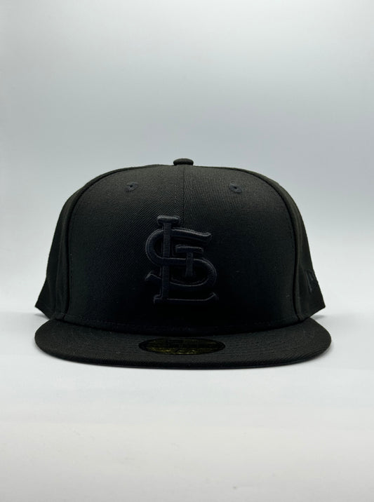 St. Louis Cardinals New Era Black on Black