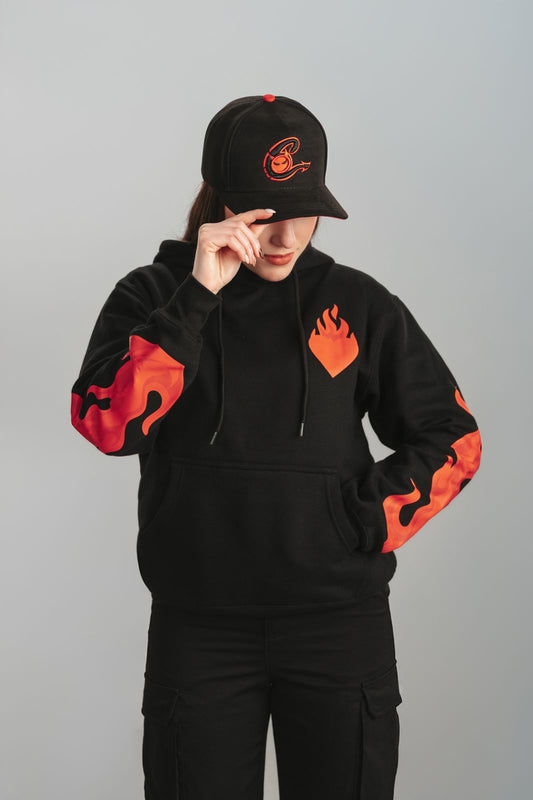Sudadera CML negro/rojo
